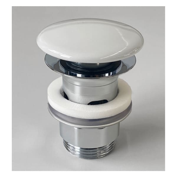 画像1: セラトレーディング VB8L0334 ダイレクトプッシュ排水ヘッド部 ホワイト ♪ (1)