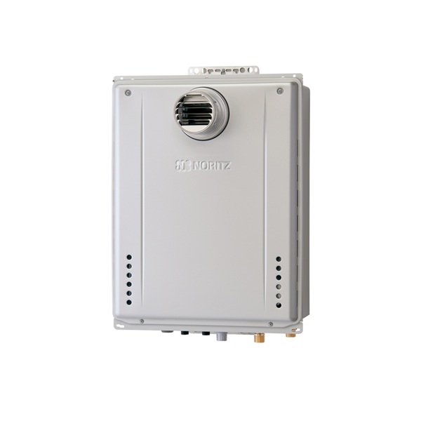 画像1: ノーリツ 『GT-CV1672SAW-T-1 BL 都市ガス』 ガスふろ給湯器 設置フリー型 シンプル オート エコジョーズ 16号 PS扉内設置形 リモコン別売 ♪ (1)