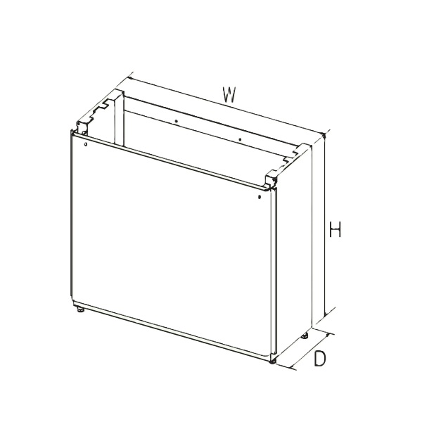 画像1: パロマ SDFA-10 450L ガス給湯器部材 据置台 (1)