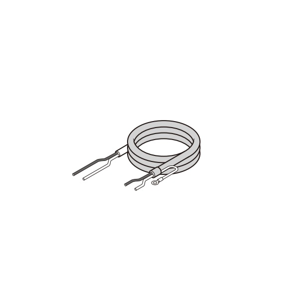 画像1: パナソニック AD-HERSB-205 電気温水器 部材 シールド付リモコンコード (2心) (台所・浴室リモコン共通) 0.5mm2 キャプタイヤコード 5m (1)