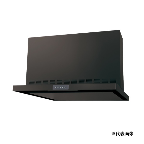 画像1: 『本州のみ配送可』高須産業 WDS-606CDHM(K)L/R レンジフード 幅600mm シロッコファン スリム型フード 背梁対応タイプ φ150 前幕板付属 ブラック 受注品♪§ (1)