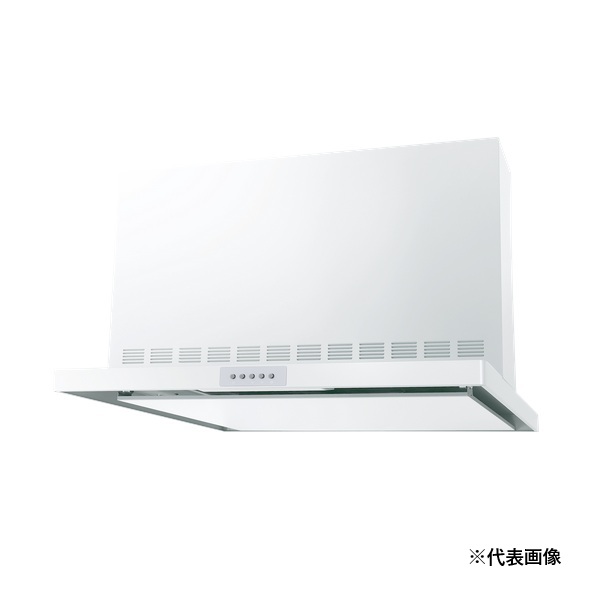 画像1: 『本州のみ配送可』高須産業 WDS-606CDHM(W)L/R レンジフード 幅600mm シロッコファン スリム型フード 背梁対応タイプ φ150 前幕板付属 ホワイト 受注品♪§ (1)