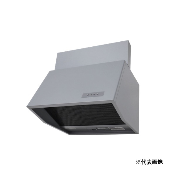 画像1: 『本州のみ配送可』高須産業 WES-903A(SI) レンジフード 幅900mm シロッコファン 深型フード パイプ径φ150 前幕板付属 シルバー 受注品♪§ (1)