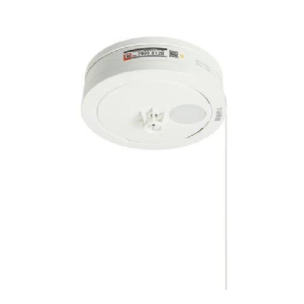 画像1: パナソニック SHK481531BL 住宅用火災警報器 ねつ当番 薄型 定温式 電池式 移報接点付 電池式単独型 熱式 定温式 ホワイト 白 BL品 引きひも付 受注生産 § (1)