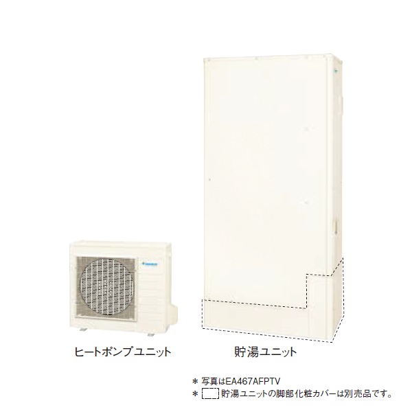 画像1: ダイキン EA467AFPTV おひさまキュート 本体のみ 薄型 Aシリーズ 一般地仕様 フルオートタイプ パワフル 高圧 460L 屋外設置専用 ♪ (1)