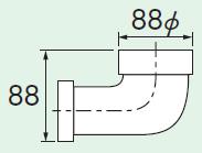 画像1: エコキュート 部材 コロナ　CHP-HP1　 排水ホッパー  [■【本体同時購入のみ】] (1)