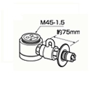 水栓金具＞パナソニック＞パナソニック 分岐水栓 【CB-SSG6】 [□]