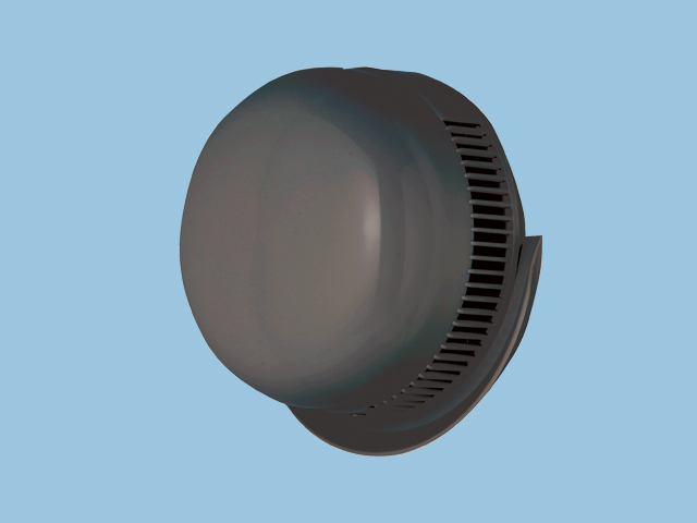 画像1: 換気扇部材 パナソニック　FY-MTP04-K　気調・熱交換形換気扇 パイプフード(２層管用) 丸形・樹脂製 [◇] (1)