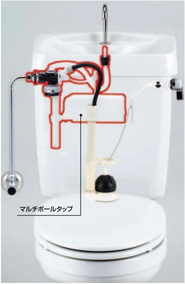 画像: INAX/LIXIL TF-20B　マルチボールタップ タンク用取替用ボールタップ