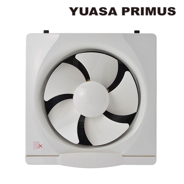 画像1: ユアサプライムス YUASA YNK-25 換気扇 一般台所用 羽根径 25cm 引き紐スイッチ連動式シャッター 取付木枠サイズ 30cm スチール製 [℃℃] (1)