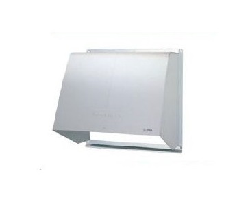 画像1: 日本キヤリア/旧東芝 換気扇 別売部材 ウェザーカバー 【C-15S2】 ステンレス製 （15cm用） 一般換気扇用 (1)