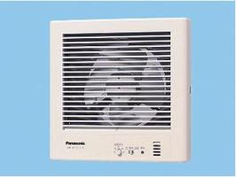 画像1: パナソニック　FY-16PDQTD　換気扇 パイプファン 居室用 16cmプロペラファン 温度・煙センサー付 プロペラファン 壁取付形 電気式シャッター付 自動運転形 [♭◇] (1)