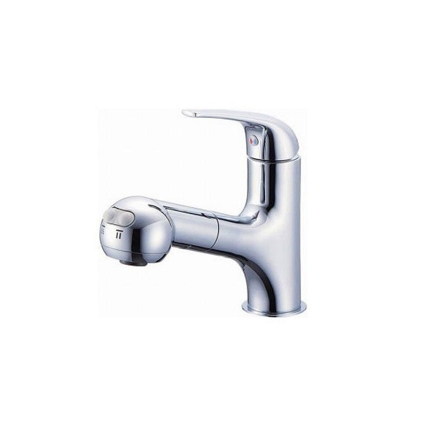 画像1: 水栓金具 三栄水栓　K3703JV-13　シングルスプレー混合栓(洗髪用) (1)