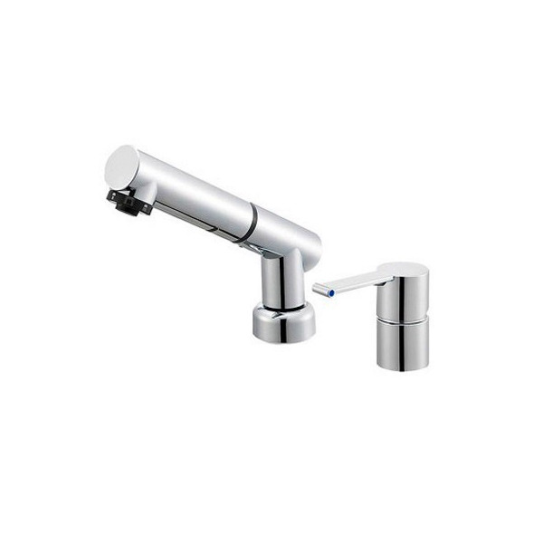 画像1: 水栓金具 三栄水栓　K37510JKZ-13　寒冷地 シングルスプレー混合栓(洗髪用) (1)
