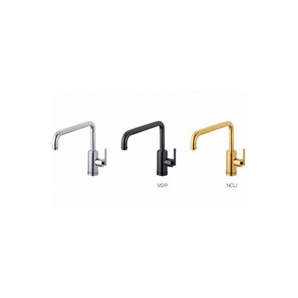 画像1: 水栓金具 三栄水栓　K87410JK-MDP-13　シングルワンホール混合栓 マットブラック 寒冷地用 (1)
