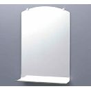画像1: INAX/LIXIL 化粧鏡(防錆)・化粧棚付防錆化粧鏡（上部アーチ型）　KF-3550ABR [◇] (1)