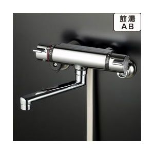 画像1: シャワー水栓 KVK　KF800WTS2　浴室シャワー水栓 サーモスタット式シャワー フルメッキワンストップシャワーヘッド付 寒冷地用 (1)