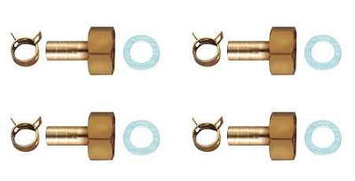 画像1: 水栓金具 カクダイ　416-410　ペア耐熱管部品セット 10A (1)