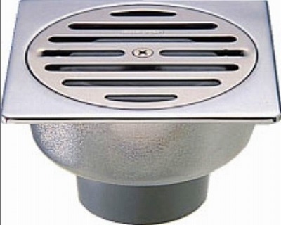 画像1: 排水金具 カクダイ　422-310-50　角型ワントラップ [□] (1)