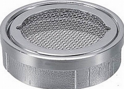 画像1: 通気器具 カクダイ　4231-100　内ネジ防虫目皿 [□] (1)