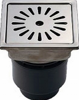 画像1: 排水金具 カクダイ　4286-200　角型排水ユニット [□] (1)