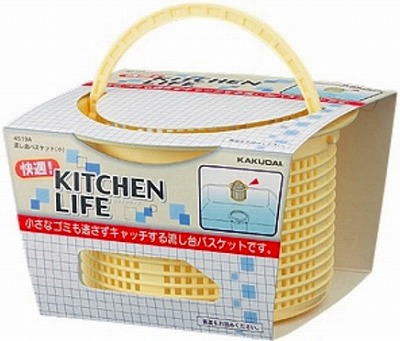 画像1: 水栓金具 カクダイ　4519A　流し台バスケット(小) (1)