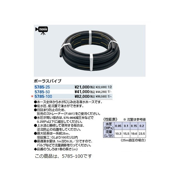 カクダイ 5785-50 カクダイ ポーラスパイプ 〇