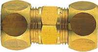 画像1: 水栓金具 カクダイ　6421-15.88　銅管用火なし継手 [□] (1)