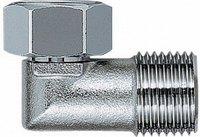 画像1: 配管継手 カクダイ　646-111-13　ナットつきフレキ用小曲りエルボ [□] (1)