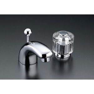 画像1: 水栓金具 INAX/LIXIL　LF-131B-GL　洗面器・手洗器用 セパレート単水栓 CR・コンビネーション 一般水栓 一般地・寒冷地共用 ポップアップ式 [★] (1)
