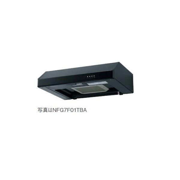 画像1: レンジフード ノーリツ　NFG6F01TWH　平型（ターボファン）60cmタイプ ホワイト 幕板別売 [♭♪] (1)