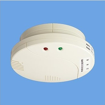 画像1: 住宅用火災警報器 パナソニック　SH13935V　ガス当番都市ガス用ヘッド 音声警報付 AC100V引掛式・有電圧出力型 [∽] (1)
