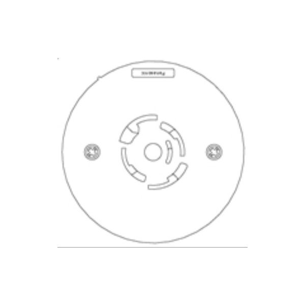 画像1: 住宅用火災警報器 パナソニック　SH5910　ガス当番都市ガス用ベース DC24V ミルキーホワイト [∽] (1)