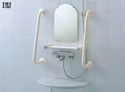 トイレ用手すり TOTO T112CD6 P7/DB9 浴室洗い場用 I型 ※受注生産品