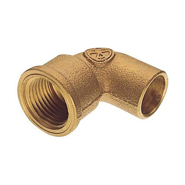画像1: 配管用品 三栄水栓　T51-13X15.88　銅管水栓エルボ 銅管用ツギテ・ソケット (1)