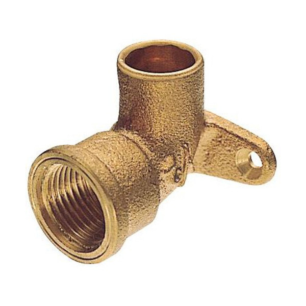画像1: 配管用品 三栄水栓　T52-13X15.88　銅管座付水栓エルボ 銅管用ツギテ・ソケット (1)