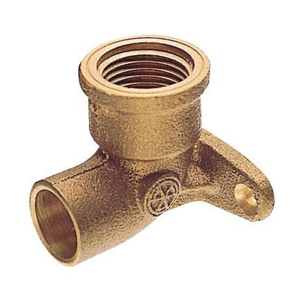 画像1: 配管用品 三栄水栓　T521-13X15.88　銅管逆座付水栓エルボ 銅管用ツギテ・ソケット (1)