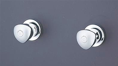 画像1: 水栓金具 TOTO　TBH21　浴室 ホテル・パブリック用水栓 2ハンドル混合栓 受注生産 [■§] (1)