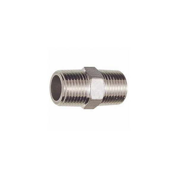 画像1: 配管用品 三栄水栓　TS700-1-13X10　ステンレス異径六角ニップル ステンレスツギテ・ソケット (1)