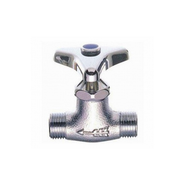 水栓金具 三栄水栓 V20A-13 オネジ化粧バルブ(共用形) まいどDIY